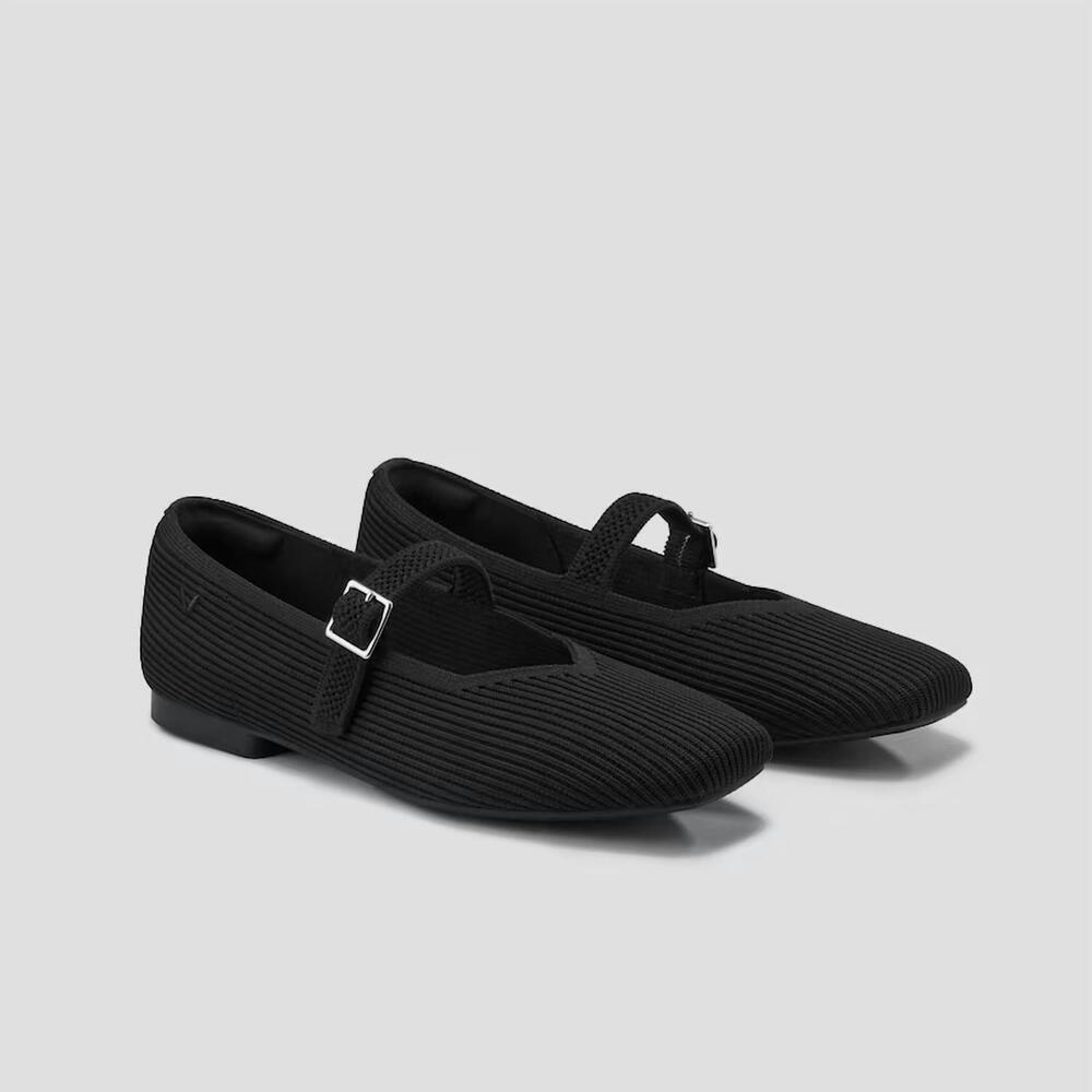 NEW VIVAIA women's margot mary jane flats in black